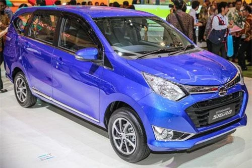 7. Daihatsu Sigra (doanh số: 3.757 chiếc).