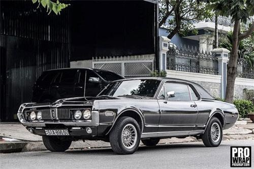 Rapper Binz - Đan Lê đổi màu xe cổ Mercury Cougar hàng độc