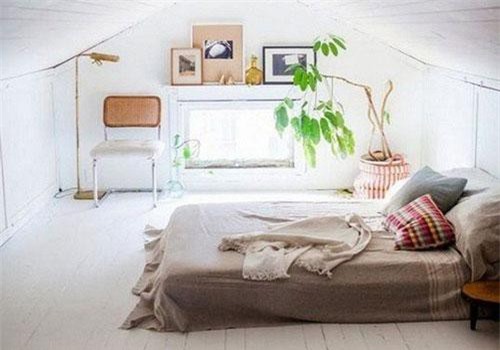 Phòng ngủ gác mái đẹp lịm tim, tại sao không thử?