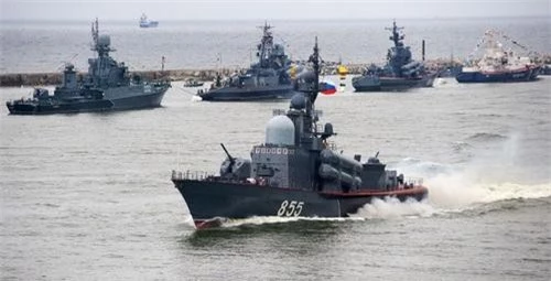 Các tàu chiến thuộc Hạm đội Biển Đen của Hải quân Nga. Ảnh: Ria Novosti.