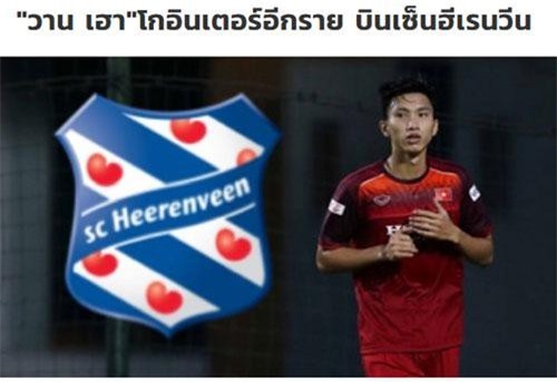 Báo Thái Lan nói gì khi Văn Hậu sang Hà Lan thi đấu?