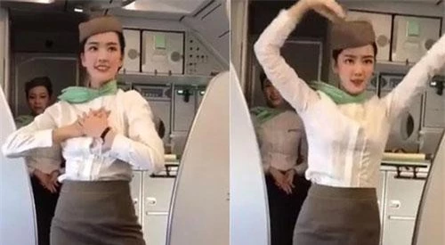Nhiều người đoán rằng, clip này có lẽ là phần thể hiện ngẫu hứng của nữ tiếp viên hàng không để tri ân các hành khách trên chuyến bay. Ngay khi xuất hiện, clip nhận về hơn 300 nghìn lượt xem cùng hàng nghìn chia sẻ, bình luận.