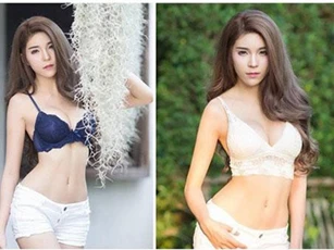 Bỏng mắt bộ ảnh cô nàng hot girl Janet Kanokwan Saesim xứ sở chùa vàng