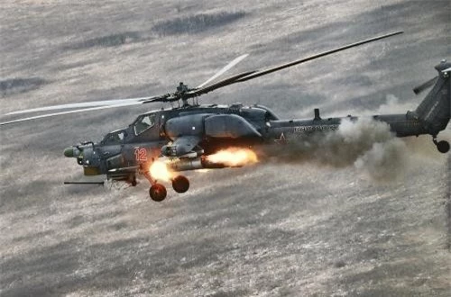  Theo Wikipedia, Mi-28NE là phiên bản xuất khẩu của dòng trực thăng tấn công ban đêm Mi-28N do Mil Moscow - nhà thiết kế Mi-8/17/24 phát triển. Mẫu trực thăng được thiết kế tối ưu cho hoạt động tác chiến ban đêm, trong nhiều điều kiện thời tiết phức tạp. Ảnh: Wikipedia