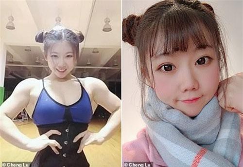 Thân hình cuồn cuộn cơ bắp của "Búp bê King Kong Trung Quốc"