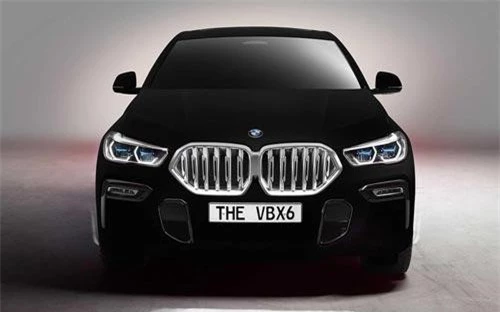 BMW X6 Vantablack.