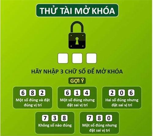 Chỉ người có IQ cao mới tìm được mã khóa trong 30 giây