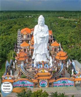 Ghé thăm chùa có tượng Phật tổ A Di Đà cao nhất Việt Nam