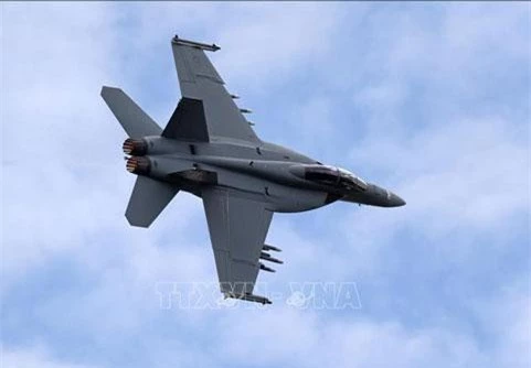 Máy bay Boeing F/A-18 Super Hornet. Ảnh: AFP/TTXVN