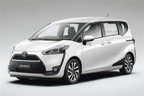 Toyota Sienta (doanh số: 8.745 chiếc).