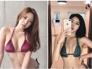 Chiêm ngưỡng nhan sắc hai gái xinh làng mẫu hot nhất Hàn Quốc: Chân dài miên man, body "bỏng mắt"