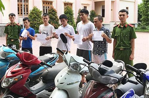 Nghệ An: Tóm gọn nhóm đối tượng chuyên “đá xế” gây ra 35 vụ trộm xe máy