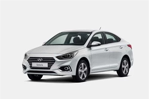 6. Hyundai Solaris (doanh số: 4.894 chiếc).