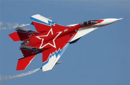 Chiếc MiG-29OVT được sơn rất đẹp. Ảnh: Airliners.net