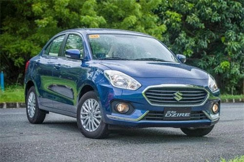 1. Maruti Suzuki Dzire (doanh số: 13.274 chiếc).