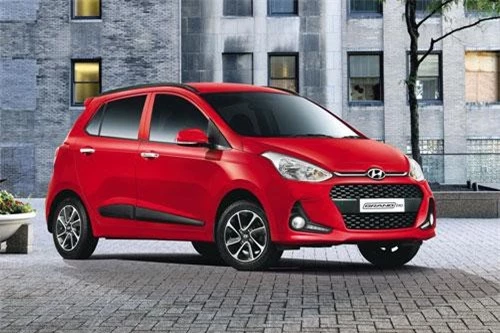 6. Hyundai Grand i10 (doanh số: 9.403 chiếc).