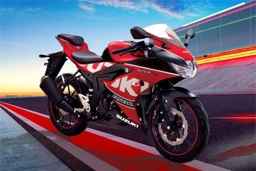 Suzuki GSX-R150 2019 màu đỏ đen mờ.