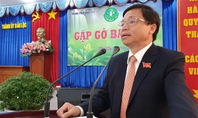 Ông Nguyễn Văn Triệu, Bí thư Thành ủy Bảo Lộc 