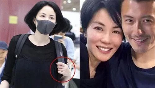Vương Phi với chiếc nhẫn mới trên bàn tay trái. (Ảnh: J.Stars) Vương Phi với chiếc nhẫn mới trên bàn tay trái. (Ảnh: J.Stars)
