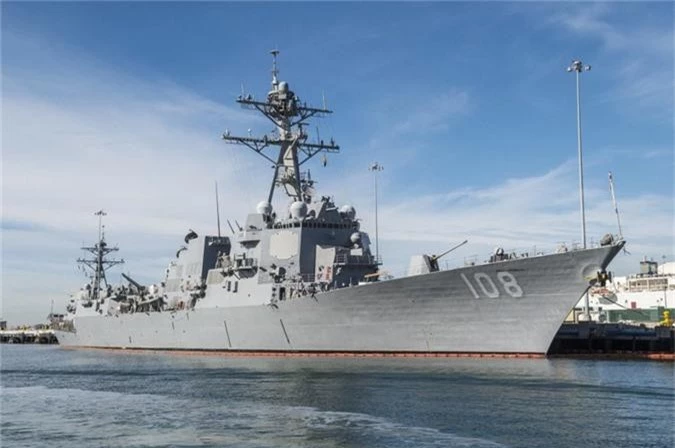 Chi tiết nhiệm vụ của tàu khu trục USS Wayne E. Meyer ở Biển Đông - Hình 3 Chi tiet nhiem vu cua tau khu truc USS Wayne E. Meyer o Bien Dong-Hinh-3