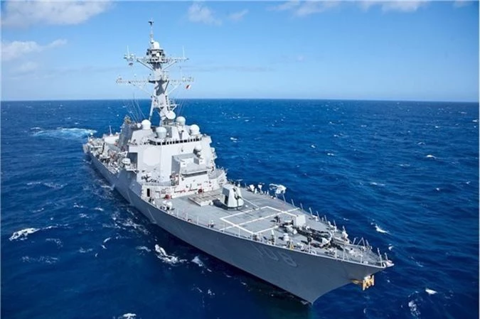 Chi tiết nhiệm vụ của tàu khu trục USS Wayne E. Meyer ở Biển Đông - Hình 4 Chi tiet nhiem vu cua tau khu truc USS Wayne E. Meyer o Bien Dong-Hinh-4