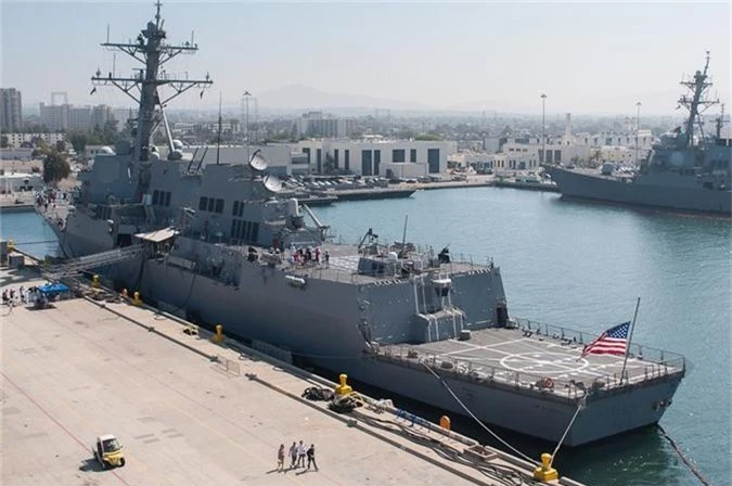 Chi tiết nhiệm vụ của tàu khu trục USS Wayne E. Meyer ở Biển Đông - Hình 9 Chi tiet nhiem vu cua tau khu truc USS Wayne E. Meyer o Bien Dong-Hinh-9