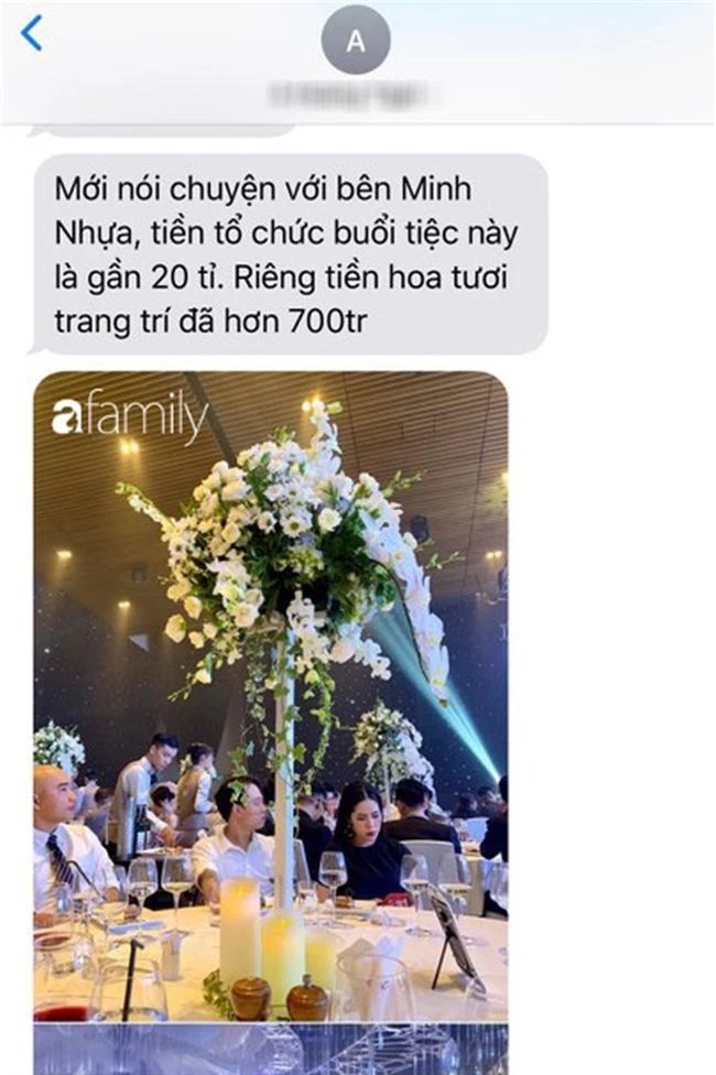 sdfs Tiết lộ kinh phí tổ chức tiệc cưới con gái Minh Nhựa đã lên tới 20 tỷ đồng, riêng tiền hoa trang trí đã là 700 triệu!-2