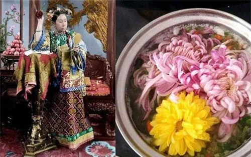 Thái hậu Từ Hy (1835-1908) rất thích ăn lẩu hoa cúc để giải nhiệt trong cơ thể và nuôi dưỡng làn da.