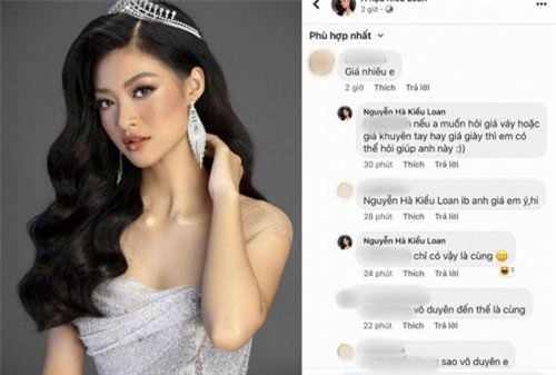 Á hậu Kiều Loan đáp trả cực 'gắt' khi bị ngã giá thô thiển