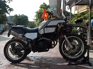 Dân chơi Ninh Bình độ Yamaha Tricker XG 250 kiểu Rally Raid