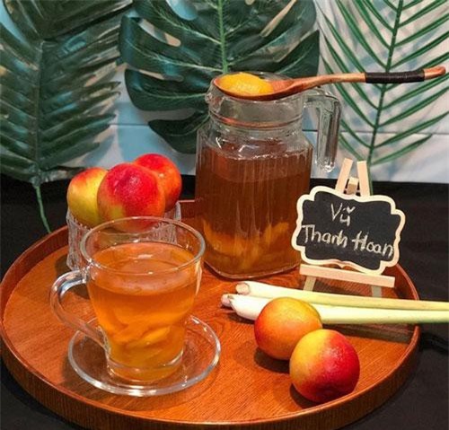 Công thức làm trà đào ngon như ngoài hàng khiến chị em "phát cuồng"