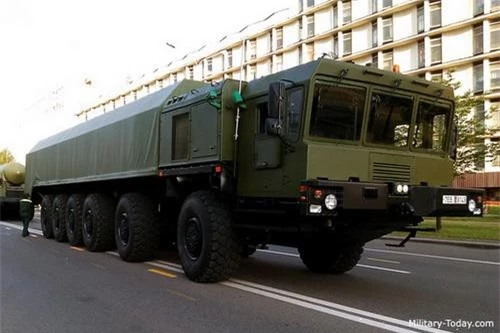Xe tải việt dã MZKT-79291 do Belarus chế tạo. Ảnh: Military Today.