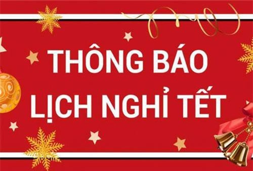 Chốt đề xuất lịch nghỉ Tết Nguyên đán Canh Tý