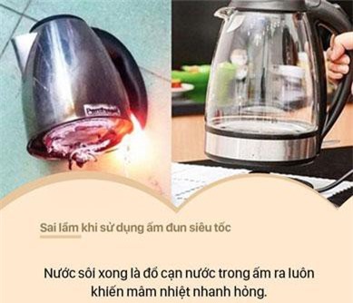 7 sai lầm khi sử dụng ấm siêu tốc có thể khiến ổ điện nổ tung, dễ gây hại đến cả nhà
