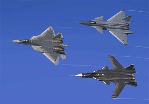 Thích thú trước đội hình Su-57 cùng 2 siêu cơ bí ẩn tại MAKS 2019