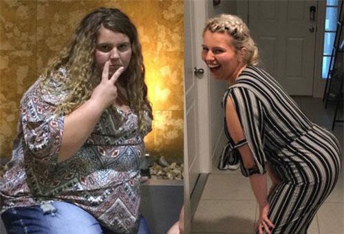 Cô gái người Mỹ giảm được 88kg nhờ nỗ lực làm những điều mà không phải ai cũng dám thử