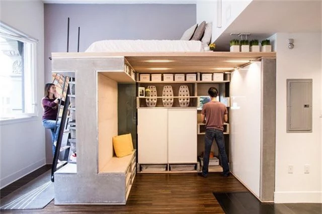 14 thiết kế phòng ngủ nhỏ đặc biệt ấn tượng với những giải pháp bố trí siêu thông minh  - Ảnh 2.