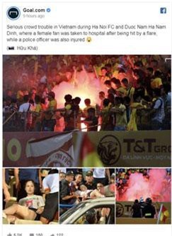 CĐV quốc tế phẫn nộ vì vấn nạn pháo sáng ở Việt Nam