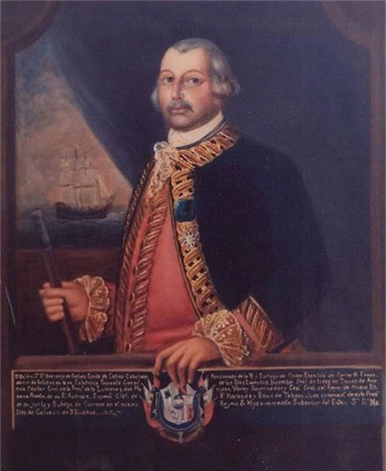 Bức tranh Bernardo de Galvez