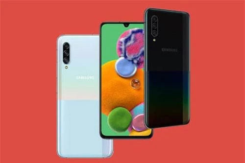 Samsung Galaxy A90 5G đem đến cho khách hàng 2 tùy chọn màu sắc là trắng và đen. Giá bán của máy tại thị trường Hàn Quốc từ 899.800 won (tương đương 17,13 triệu đồng).