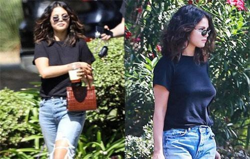 Trang điểm sương sương dạo phố, Selena Gomez được khen xinh bất chấp body kém chuẩn, góc nghiêng đặc biệt gây chú ý