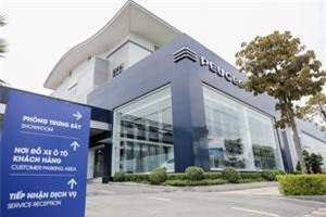 Hệ thống showroom Peugeot chuẩn 3S toàn cầu tại Việt Nam