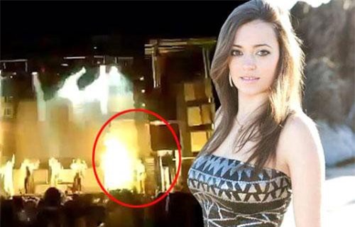 Nữ ca sĩ 30 tuổi thiệt mạng vì bị pháo hoa bắn trúng