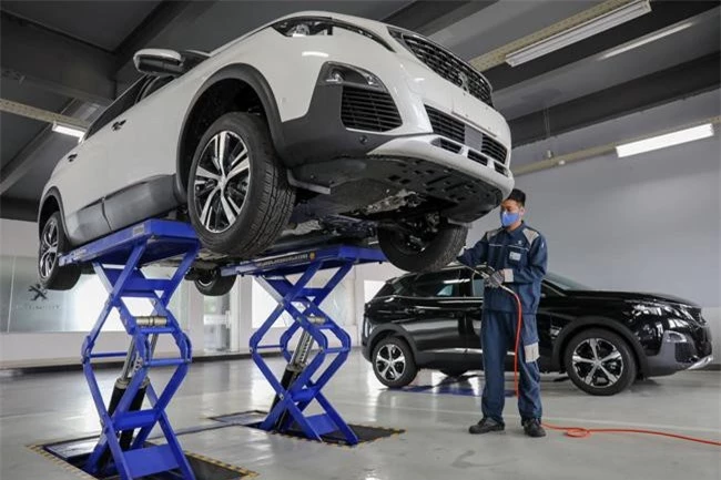 Hệ thống showroom bảo hành tại Việt Nam theo chuẩn quốc tế của Peugeot