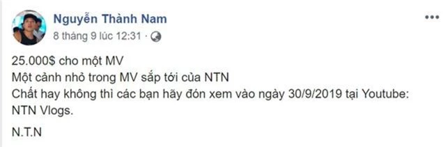 Chơi lớn như NTN, đầu tư gần 600 triệu để quay MV mới, dân mạng tranh cãi sẽ là bom tấn hay cú lừa tiếp theo - Ảnh 2.