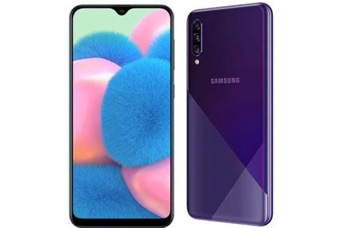 Samsung Galaxy A50s sử dụng vỏ bằng nhựa giả kính. Máy có kích thước 158,5x74,5x7,7 mm, trọng lượng 169 g. 