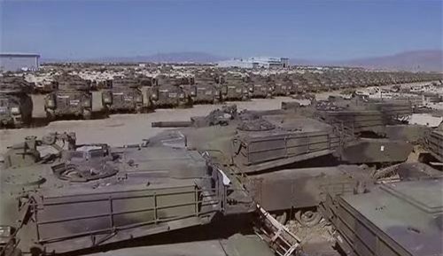 Bất ngờ lớn trước quy mô "nghĩa địa xe tăng" của Quân đội Mỹ