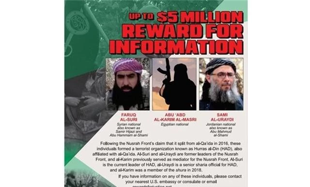 Mỹ treo thưởng 5 triệu USD cho thông tin về thủ lĩnh al-Qaeda - Ảnh 1.