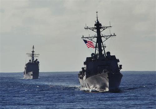 Chiến hạm Mỹ mang tên lửa Tomahawk diễn tập cùng ASEAN trên biển Đông