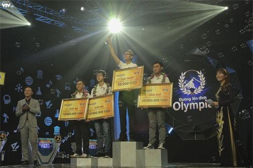 Giây phút đăng quang đầy cảm xúc của tân Quán quân Đường lên đỉnh Olympia Trần Thế Trung